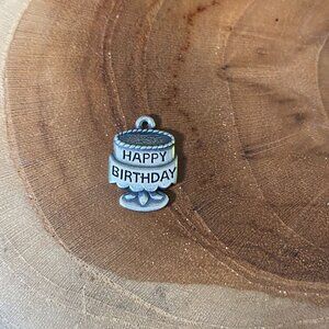 James Avery Tiny Birthday Cake Charm, Sterling Silver